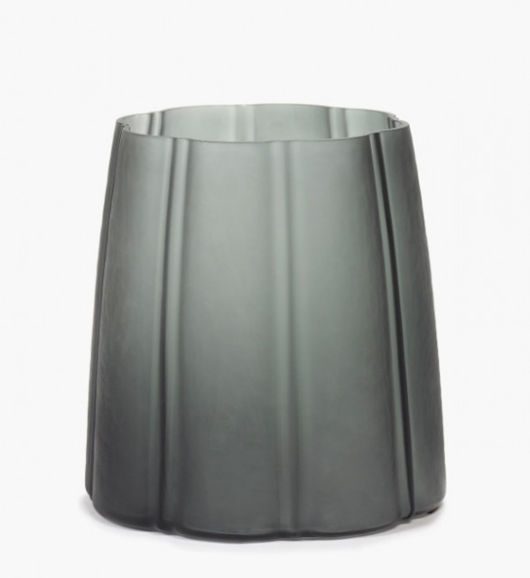 SERAX + Shapes, vaas donker grijs (Piet Boon)